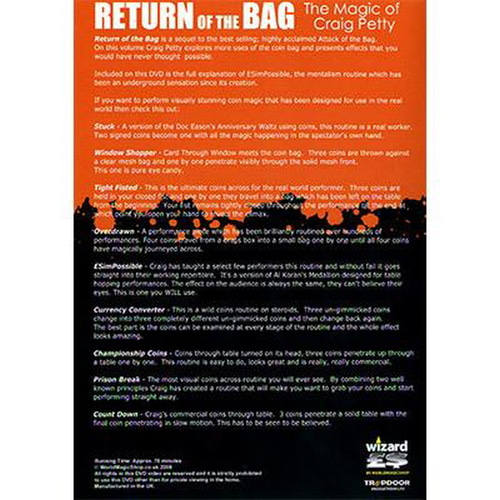 141번 리턴백 Return of The Bag - DVD