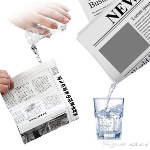 신문지 물붙기 [해법제공]     Newspaper Water Prop