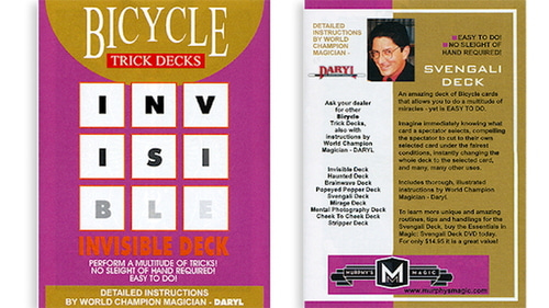 인비져블 덱 809 [해법제공]      IInvisible Deck Bicycle Mandolin (Red)809