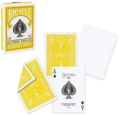 바이시클 옐로우노말덱     Yellow Backed Bicycle Cards