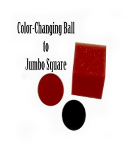 Jumbo Color Changing Ball to Square
