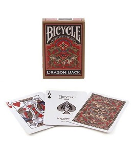 바이시클 드래곤 백 (골드)   Bicycle Dragon Back Cards (Gold)
