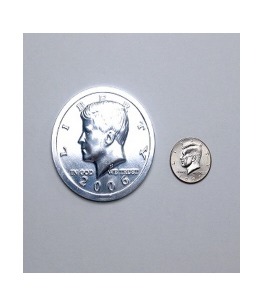 3인치 점보 하프달러(크롬도금)   3-inch jumbo half dollar