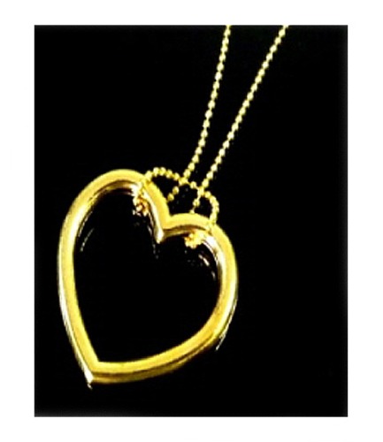 금색하트 드롭링 [해법제공]Gold heart drop ring