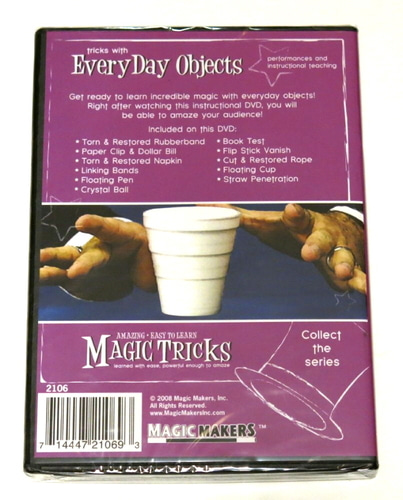 90번 에브리데이 오브젝트   Magic Tricks-EveryDay Objects - DVD