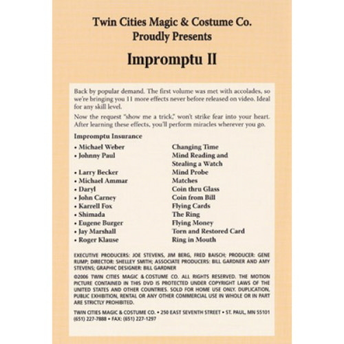 19번  그레이터 매직 34     Greater Magic Volume 34 - Impromptu Vol.2 - DVD