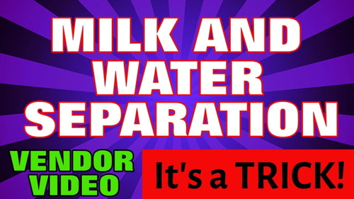 밀크앤 워터 세퍼래이션   Milk and Water Separation