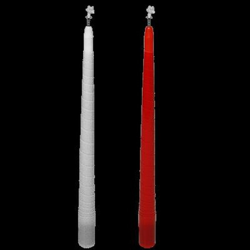 칼라체인지 베니싱캔들     Color Changing and Vanishing Candles (White to Red)