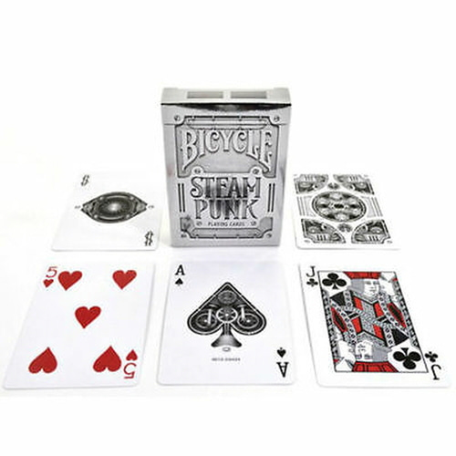 바이시클 실버 스템펑크  Bicycle Silver Steampunk Playing Cards