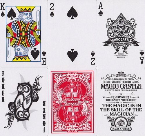 매직 캐슬 카드 (레드)      Magic Castle Cards (Red)