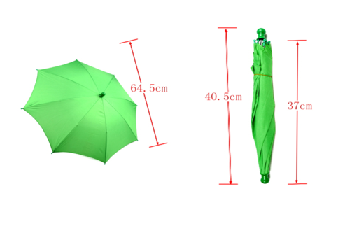 매직우산  초록(40cm) 낱개 1개