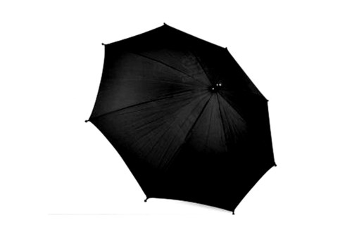 파라솔  (우산) (검정색 낱개 1개)  1 black parasol