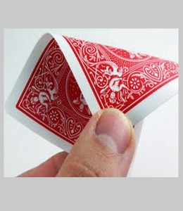 바이시클 더블 백(레드-레드)    카드 양면이 뒷면 그림인 카드백