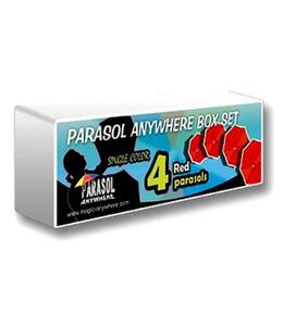 파라솔(우산)  세트 (빨강색 4개)   Parasol Box Set (4 Parasols,)